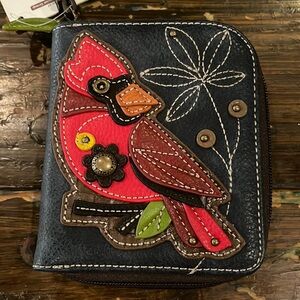 Chala Cardinal Zip Around Wristlet, Wallet